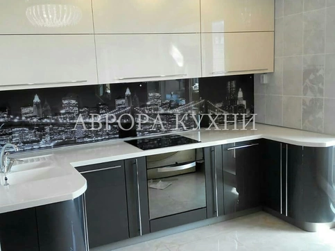 Кухонный гарнитур в стиле Модерн "Карина арт.27" Пластик ARPA