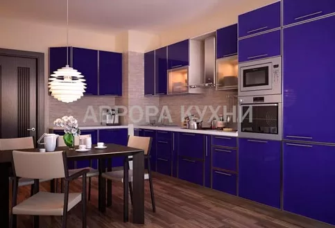 Синяя кухня из пластика "arpa арт.5"