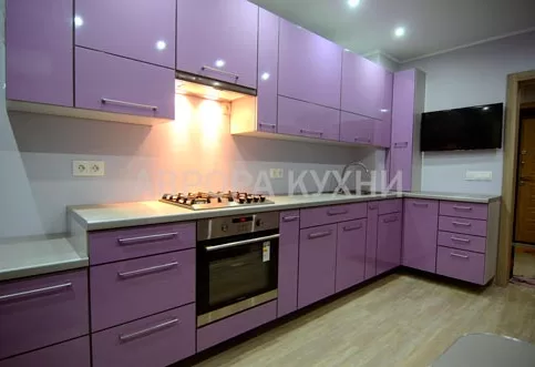 Фиолетовая кухня из пластика "arpa арт.9"
