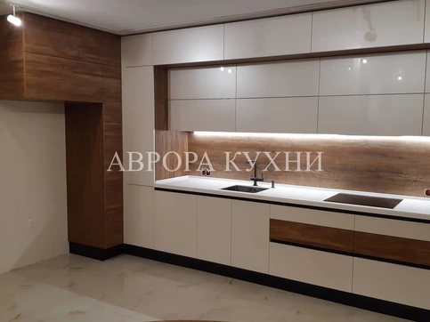 Кухня "Афина арт.2" пластик профиль GOLA