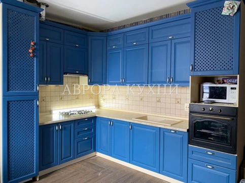 Синяя кухня "Атланта арт.10" из мдф