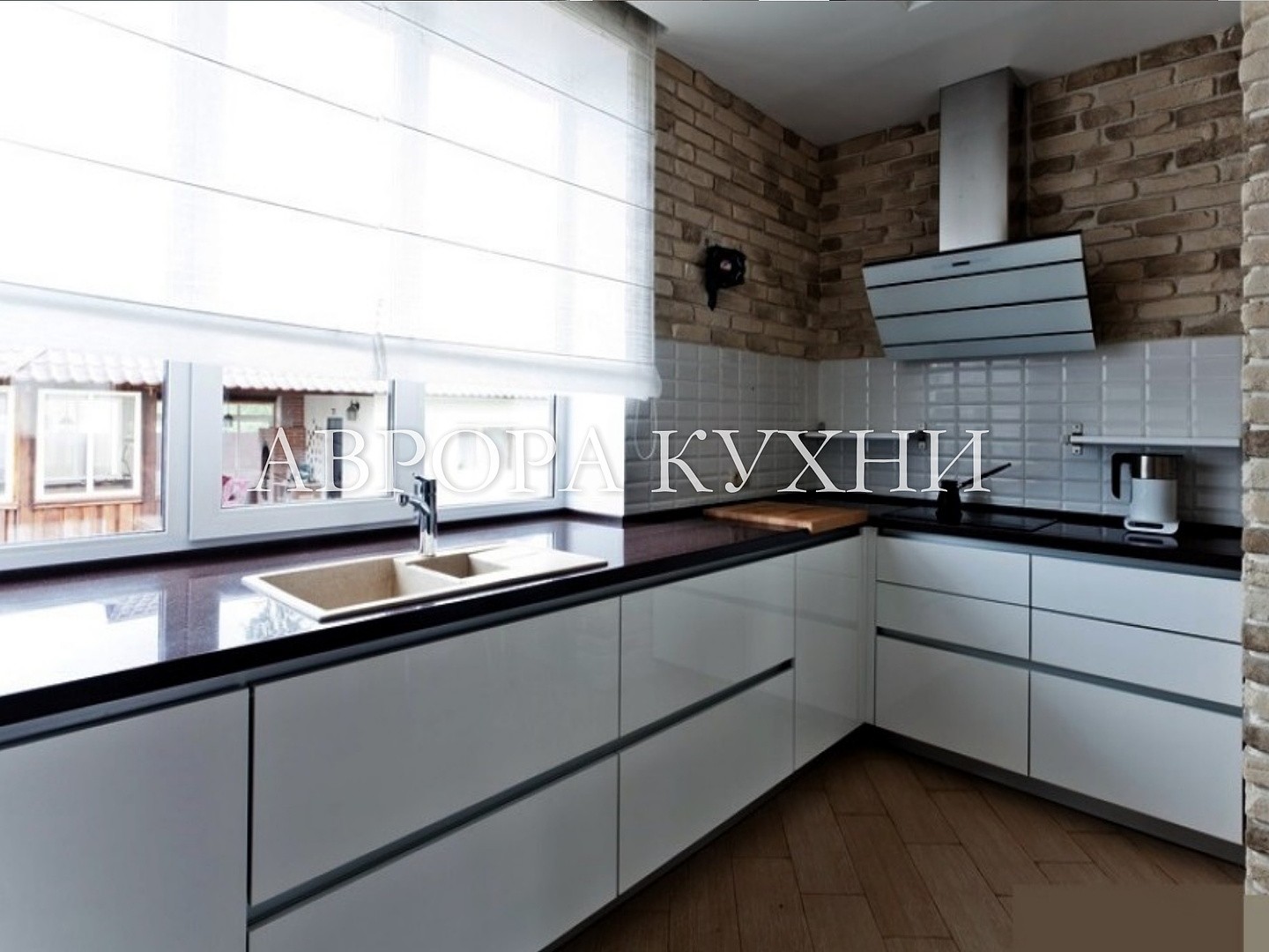 Кухня "Оливия арт. 6", МДФ глянец профиль Gola