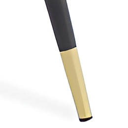 Черный с золотым наконечником