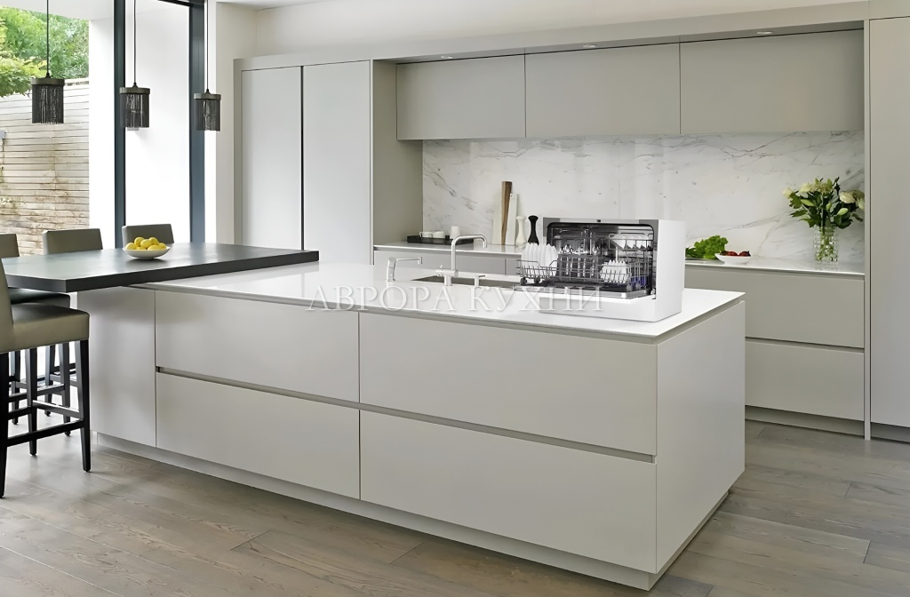 Кухня Лаура арт.14 мдф матовый профиль Gola