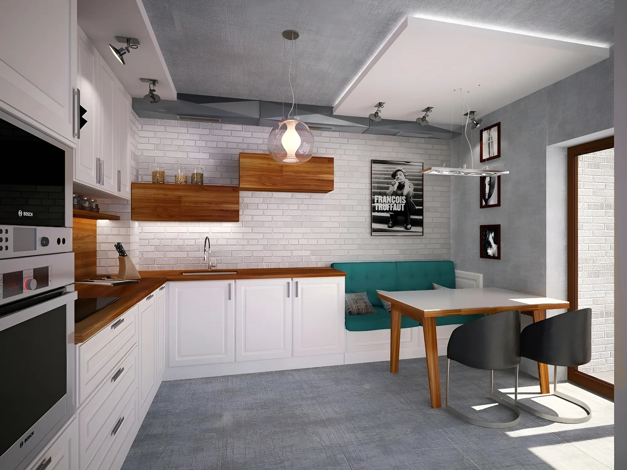 Кухня "Вита арт.1" мдф