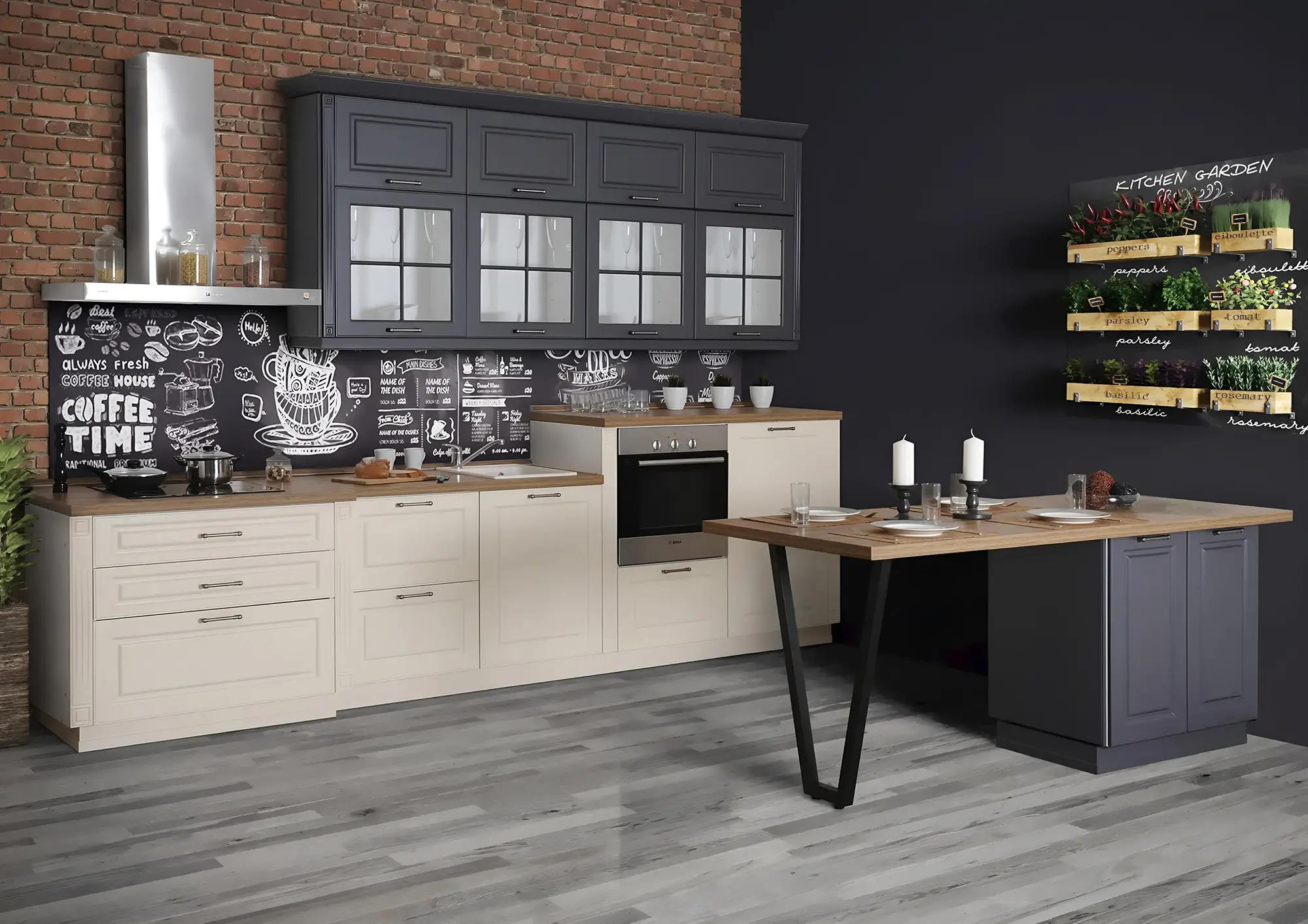 Кухня "Лина арт.26" мдф