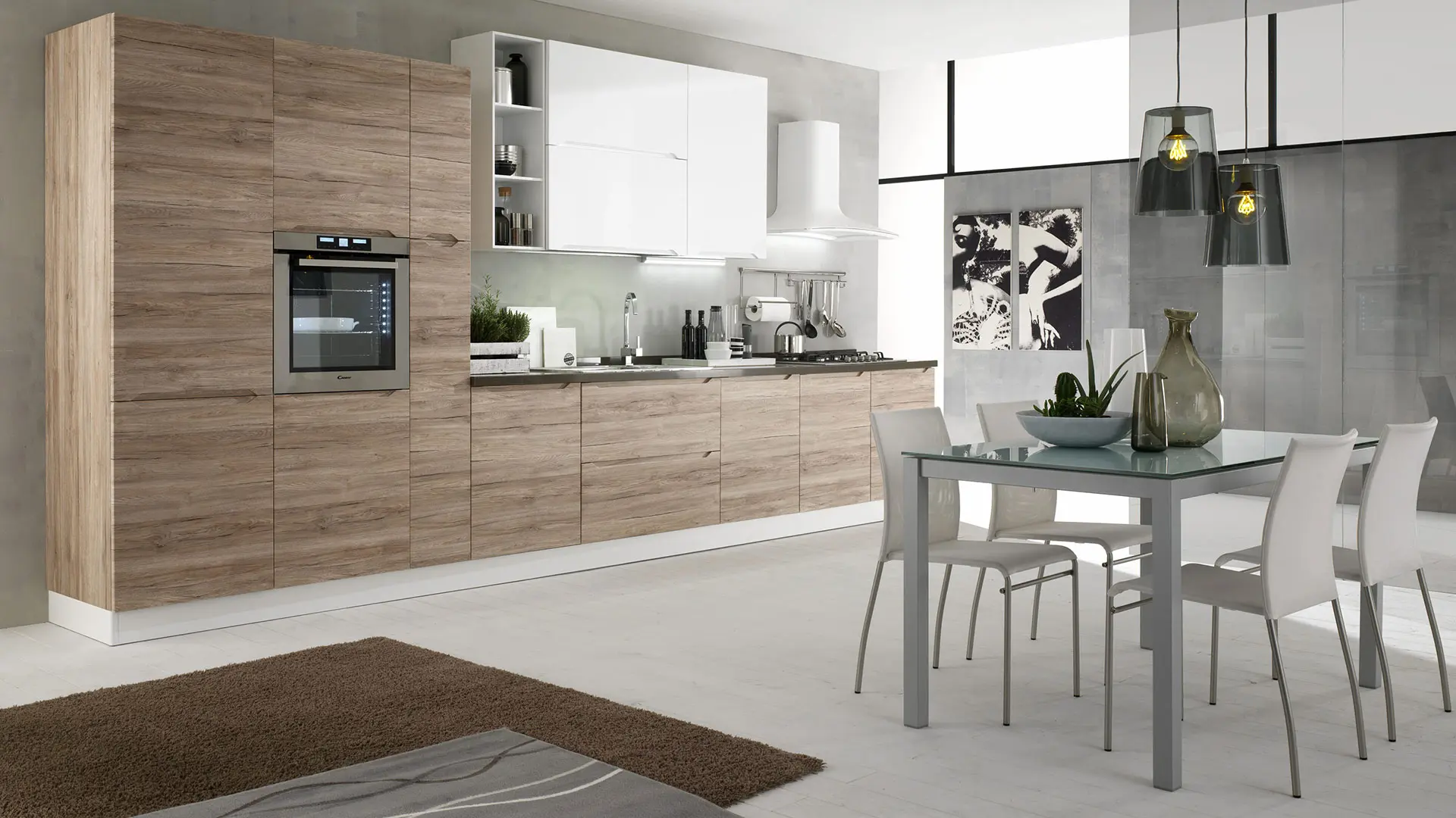 Кухня "Фиалка арт.12" мдф матовый