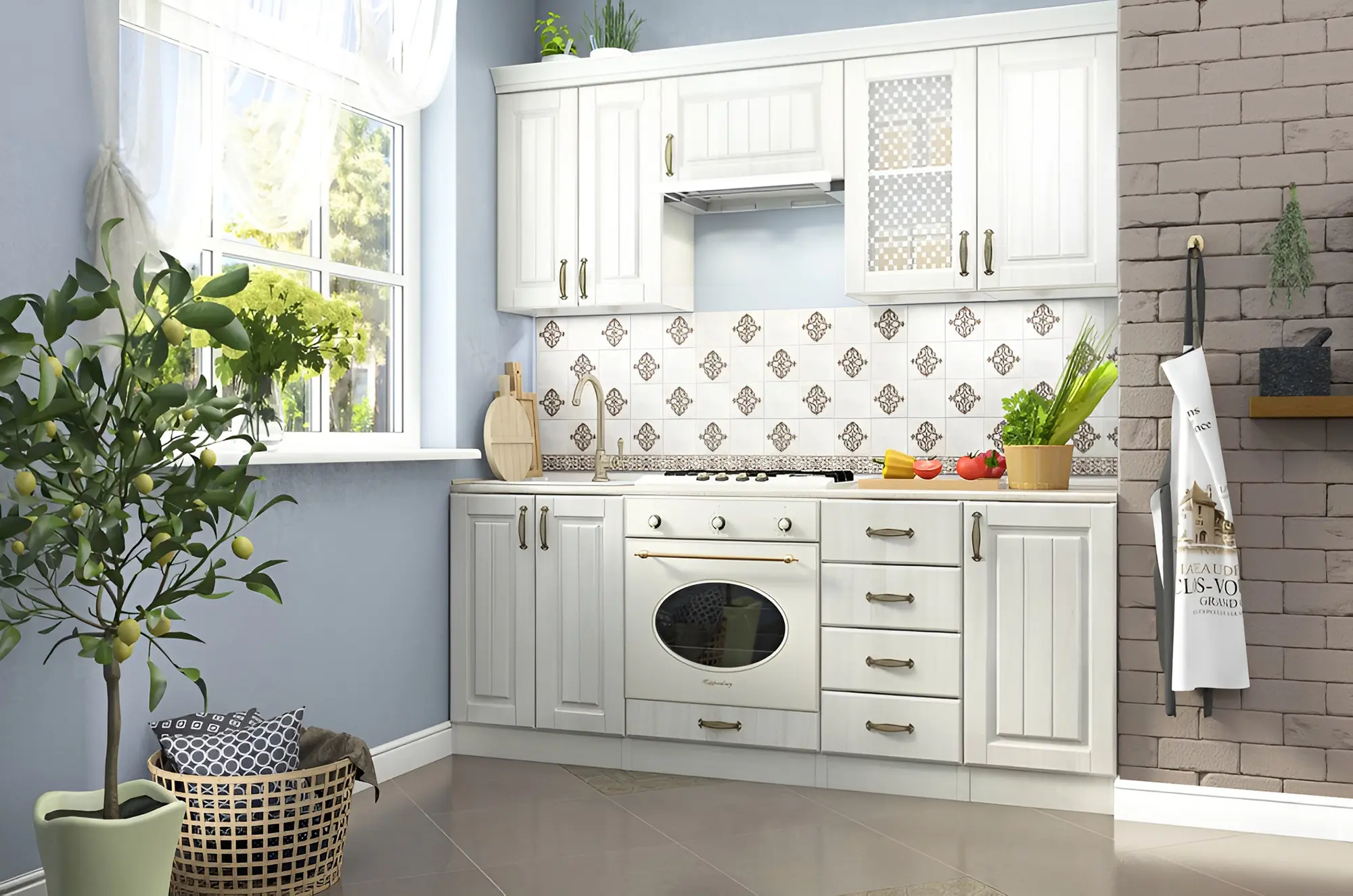 Кухня "Дарина арт.1" мдф