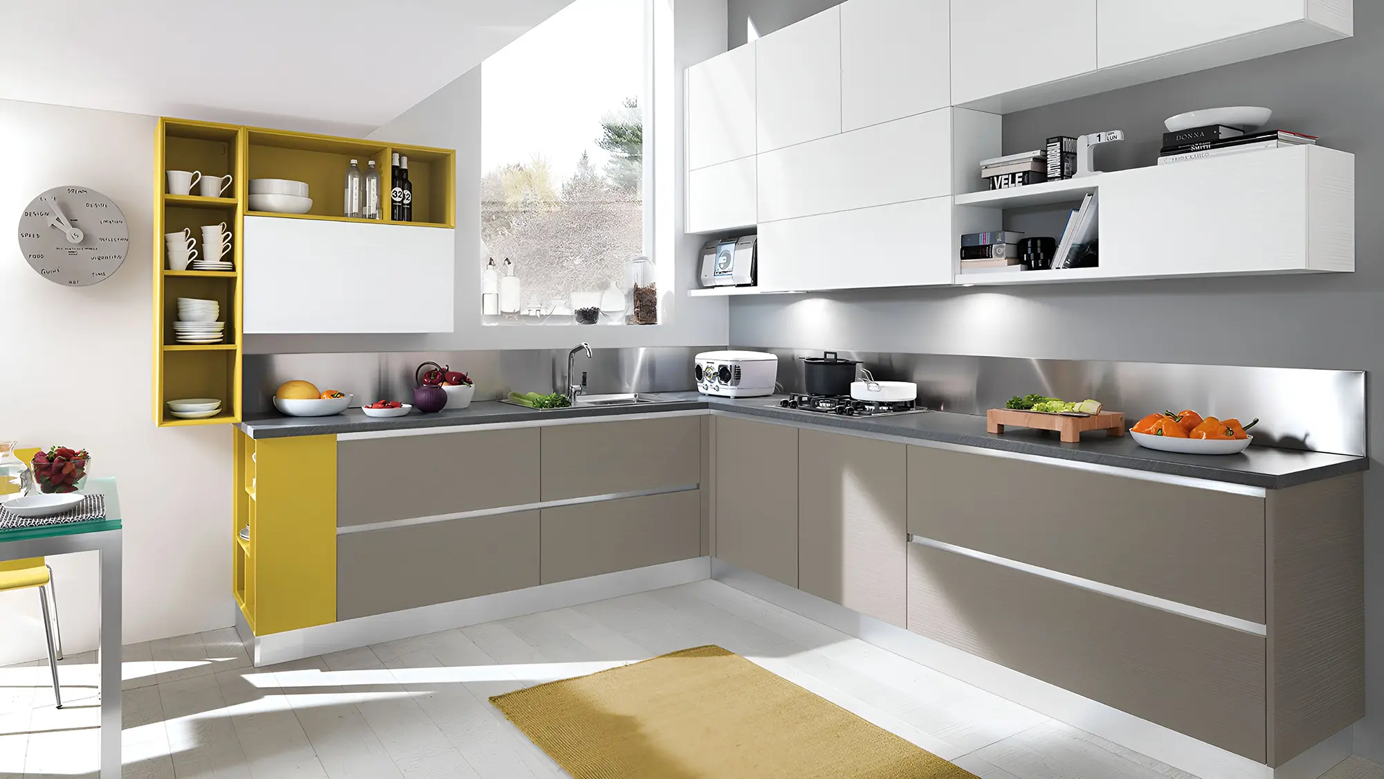 Кухня "Фиалка арт.9" мдф матовый