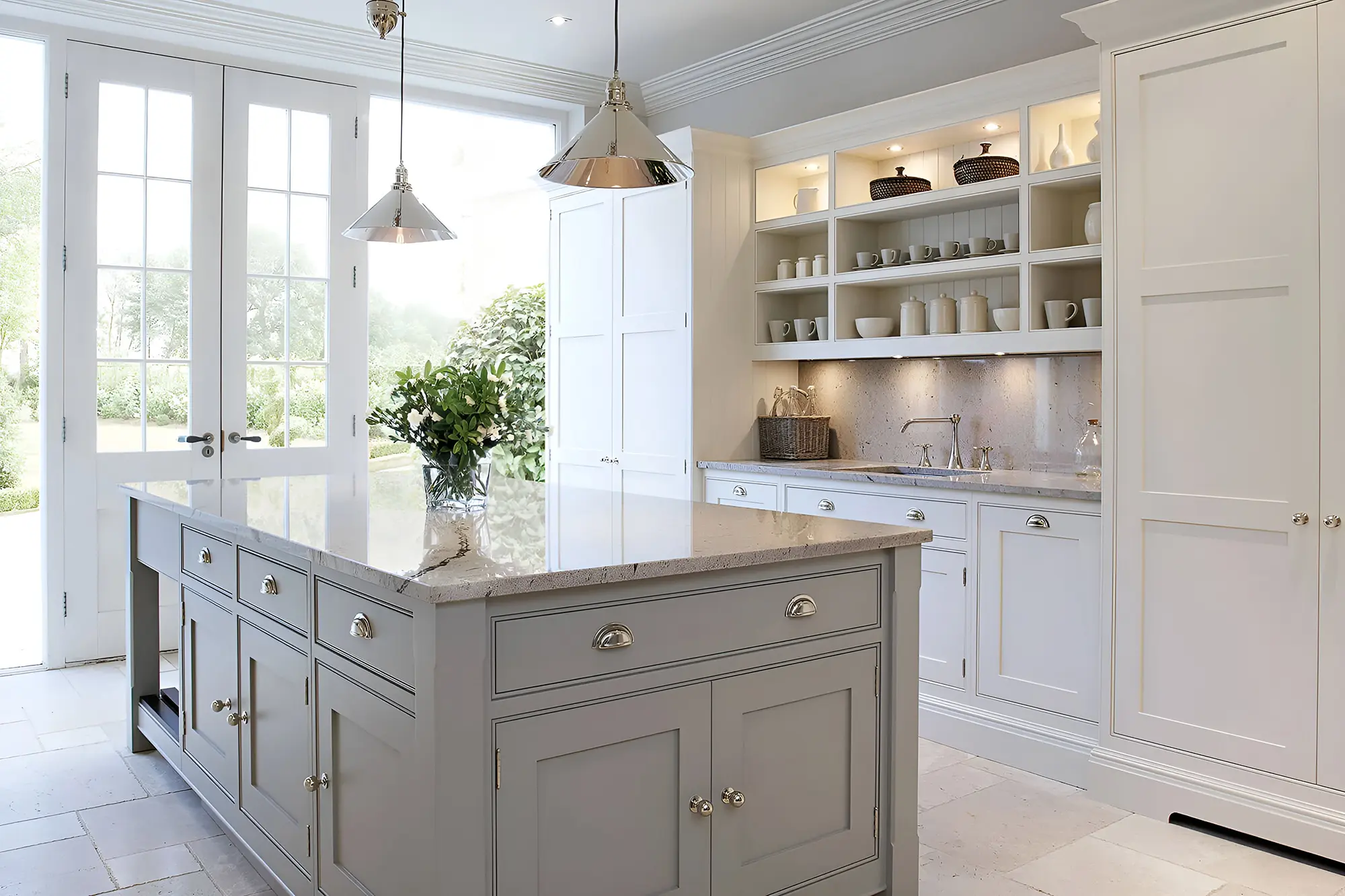 Кухня "Камила арт.7" эмаль матовая