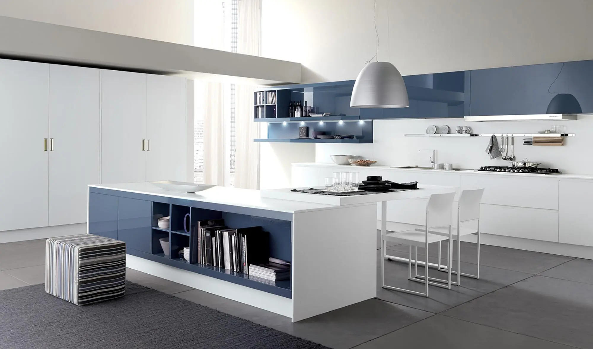 Кухня "Одри арт.11" Эмаль глянец