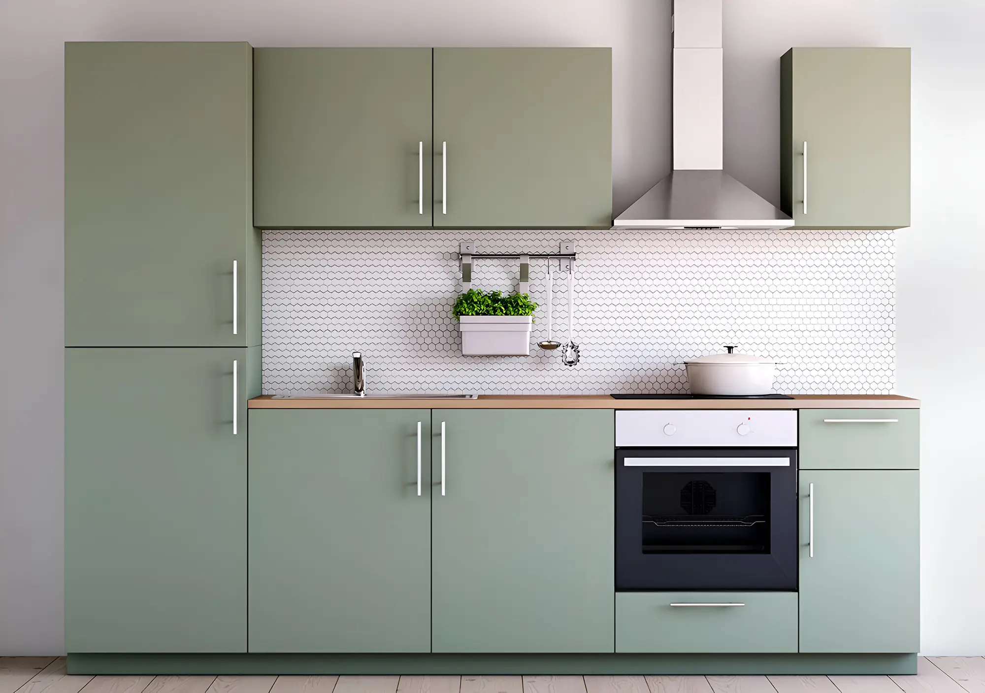 Кухня "Влада арт.3" мдф суперматовый