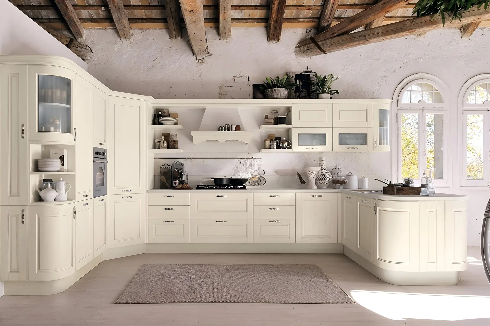 Кухня "Нинель арт.1" Эмаль матовая