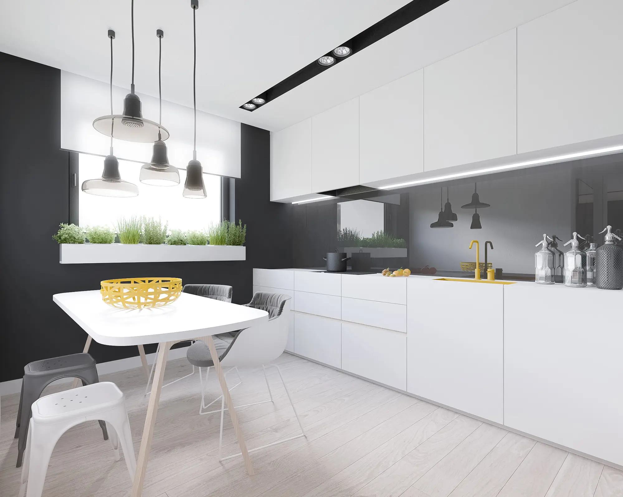 Кухня "Дина арт.22" эмаль