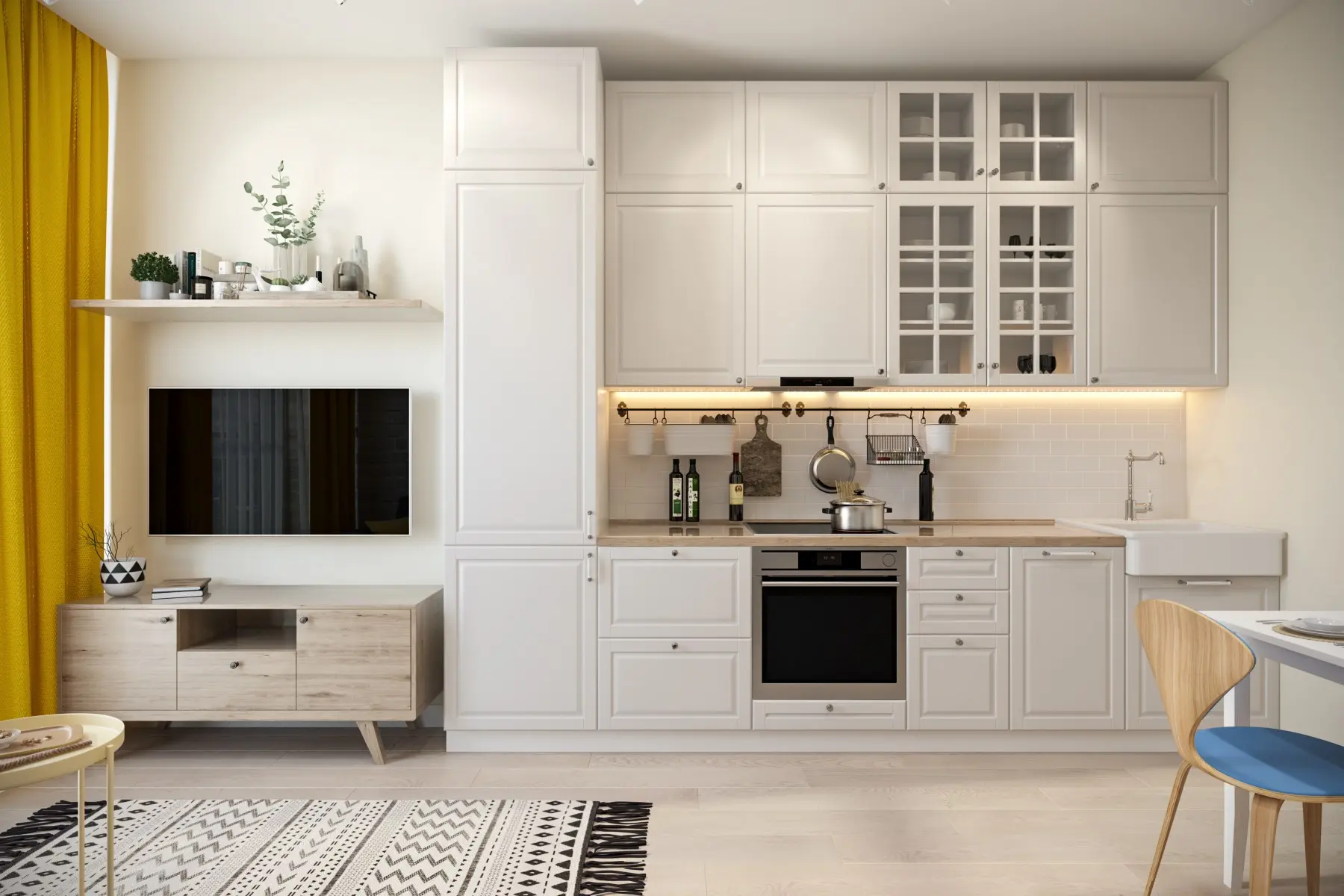 Кухня "Адель арт.18" мдф