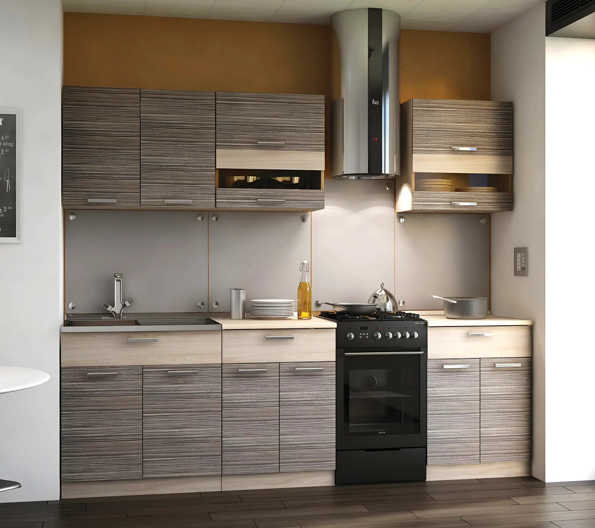 Недорогая кухня "Павлина арт.1" ЛДСП