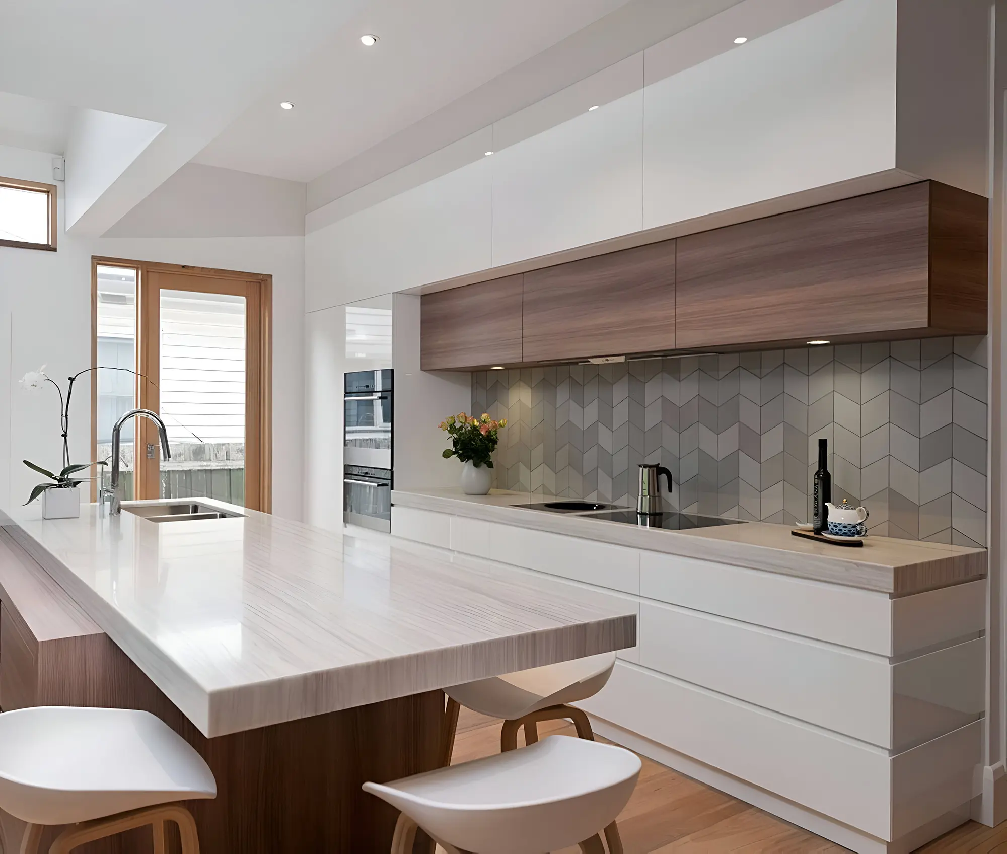 Кухня "Грация арт.11" мдф глянец