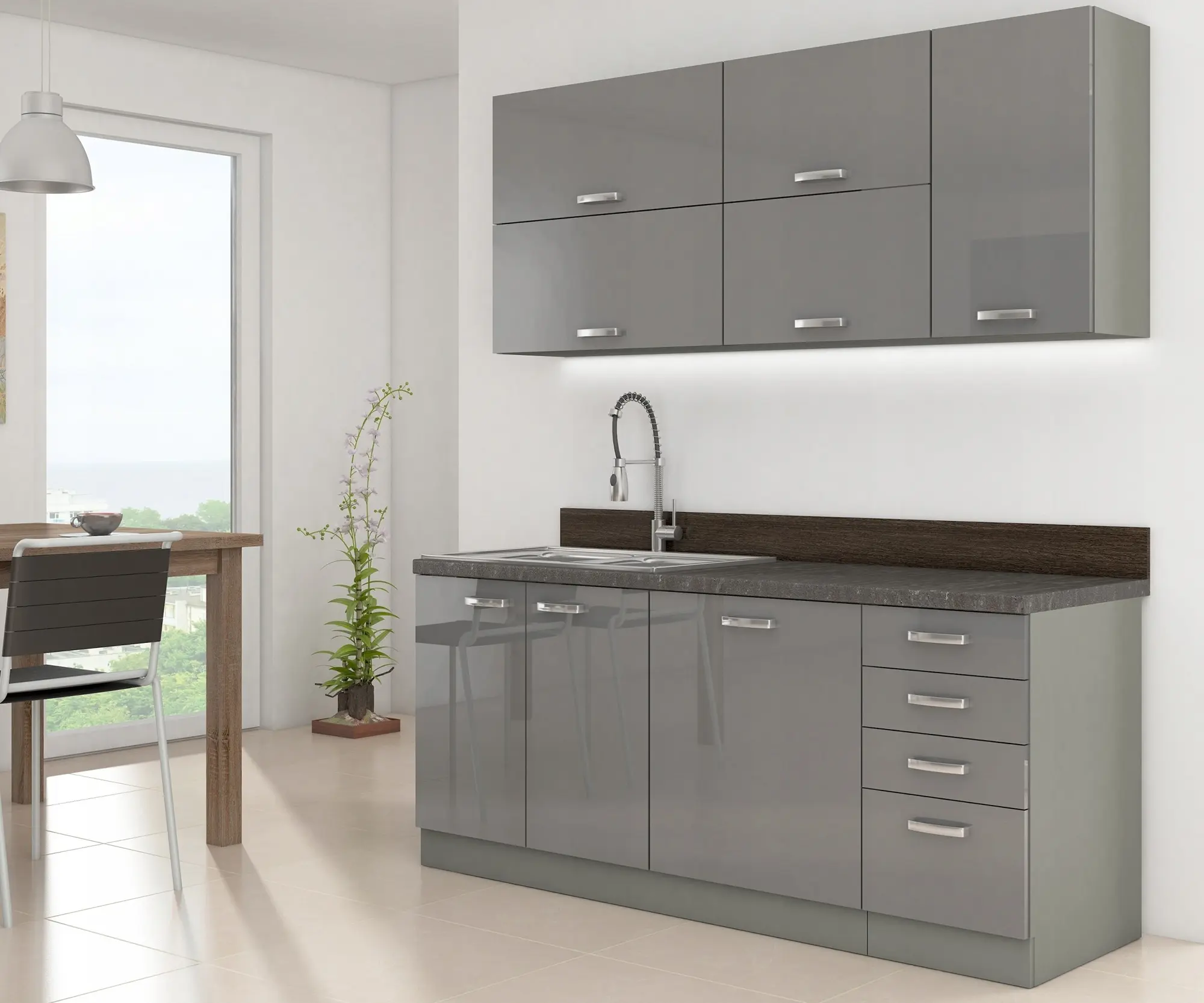 Кухня "Регина арт.14" пластик