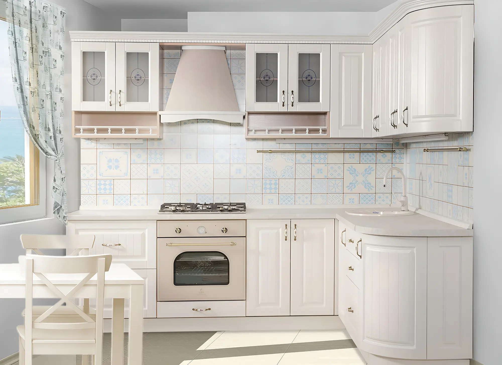 Классическая кухня "Версаль арт.1" мдф