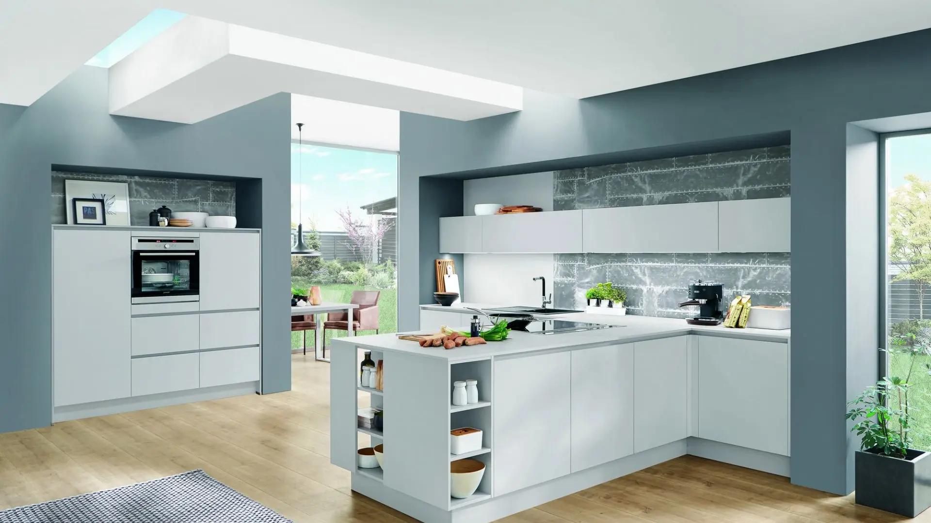 Кухня "Берта арт.8" эмаль