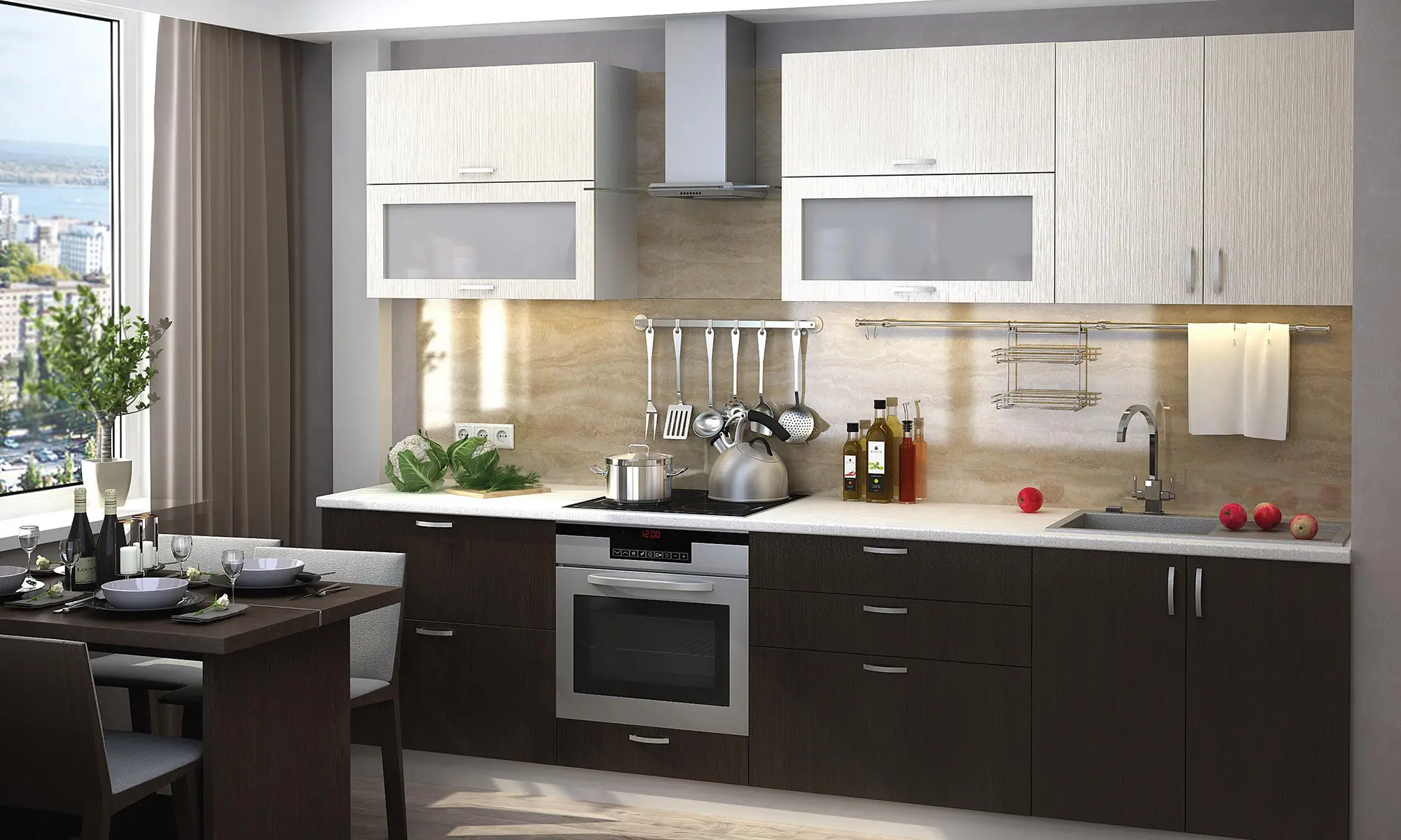 Кухня "Кира арт. 11" лдсп