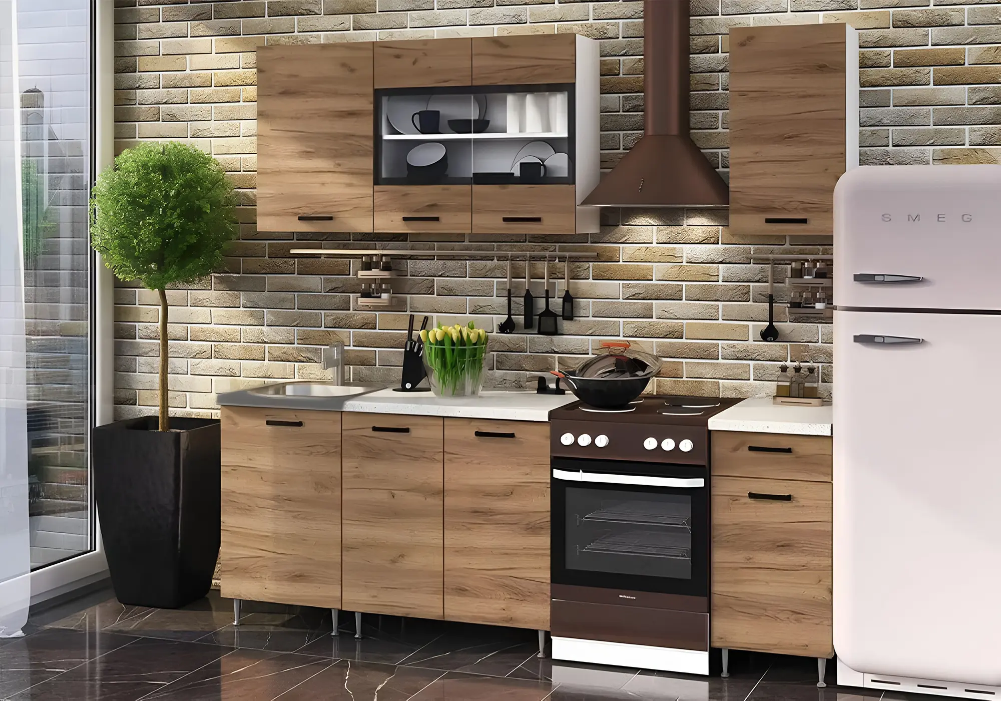 Кухня "Полина арт. 19" лдсп