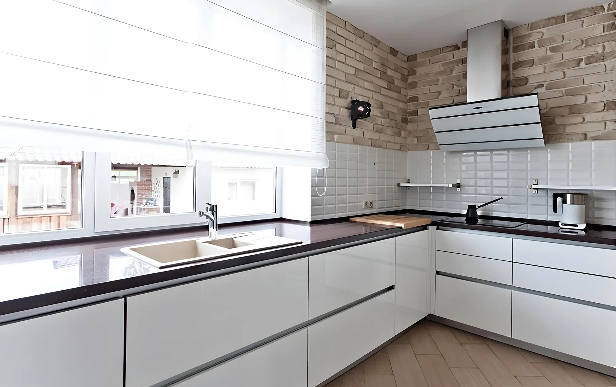 Кухня "Оливия арт. 6", МДФ глянец профиль Gola