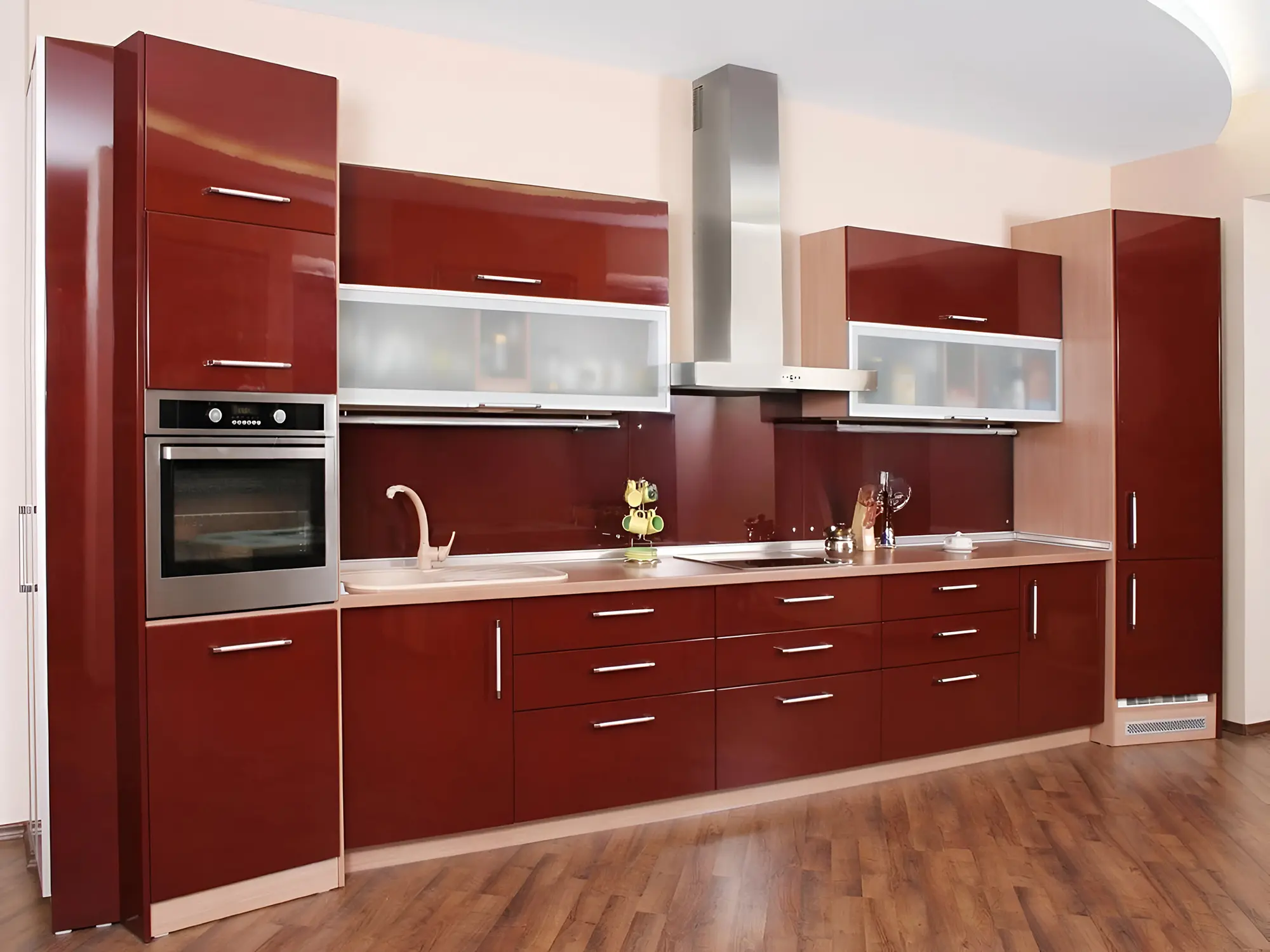 Кухня "Эвелин арт.17" пластик